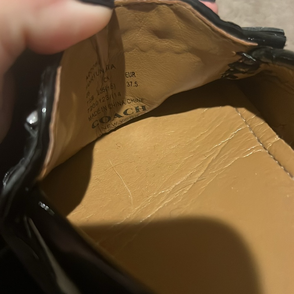 Coach black flats. Size 7.5 - Picture 8 of 8